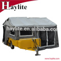 High Quality hard floor camper trailer with tent